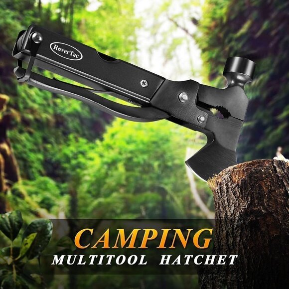 Axe Hatchet Camping Multitool Gear Tool Knife Hammer Pliers Saw Screwdri… - Picture 5 of 8